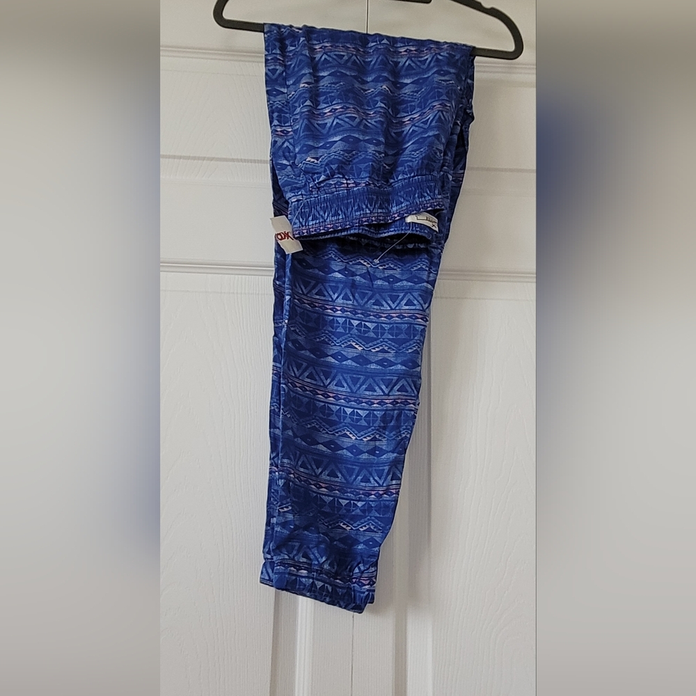 Hollister Blue Patterned Pants